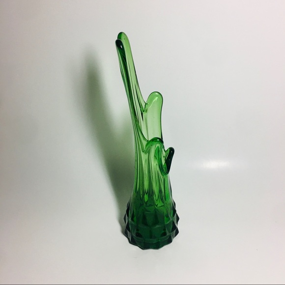 Green Stretched Glass Vase - Picture 5 of 5
